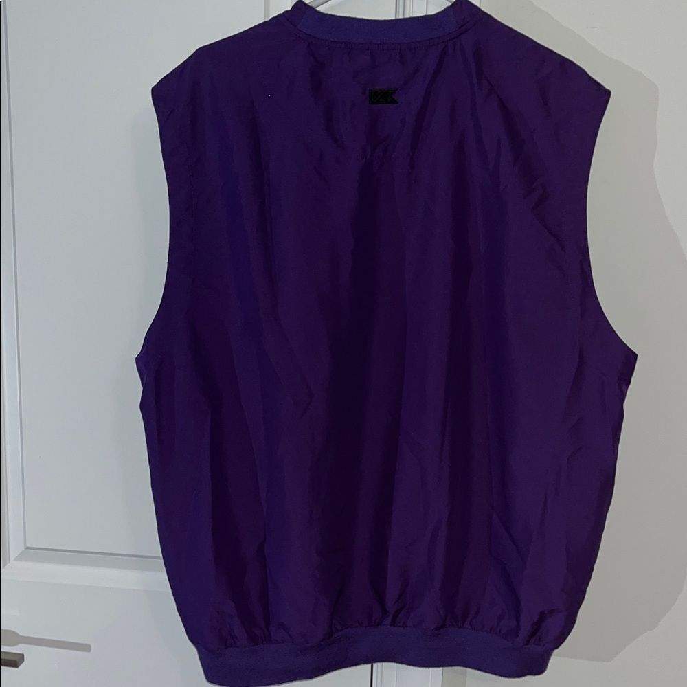 Purple Furman Paladins South Carolina Purple Golf Team Pullover Vest Jacket XL - Picture 4 of 4